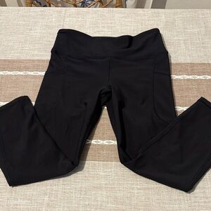 Black ladies Active Leggings - Stretch Performance Bottoms
